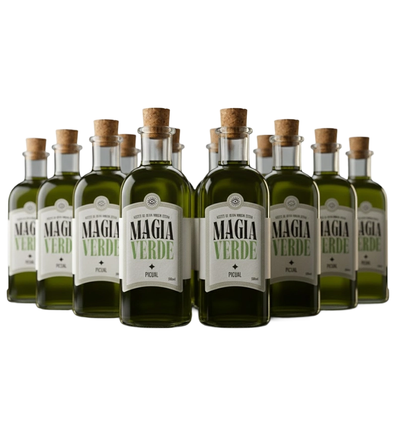 12 Botellas Magia Verde
